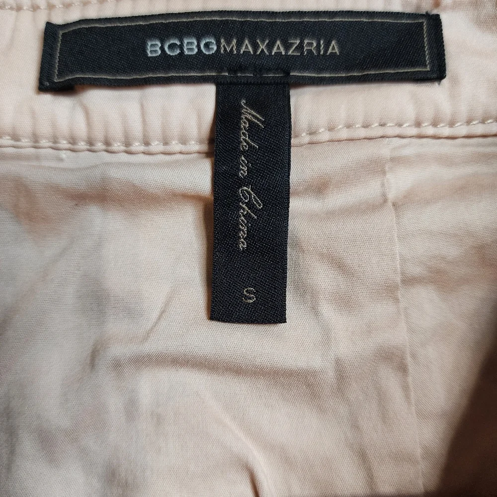 BCBGMAXAZRIA Bare Pink Mini Skirt NWOT Sz Small